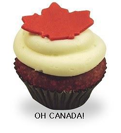 Toronto Cupcakes Canada Day cupcake