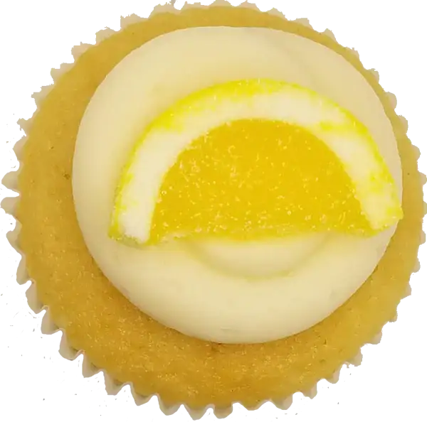 Toronto Cupcakes Lemon cupcake top view